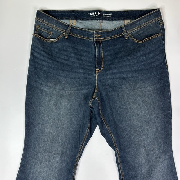Torrid Luxe Slim Boot Super Stretch Jeans NWT Size 26 Tall - Picture 2 of 12